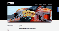 Desktop Screenshot of presto-muzyczna.pl